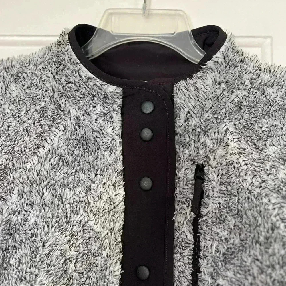 NEW Ocean + Coast Women’s Large Sherpa Fleece Jacket - Fluffy, Cozy, Warm Winter - Picture 7 of 10